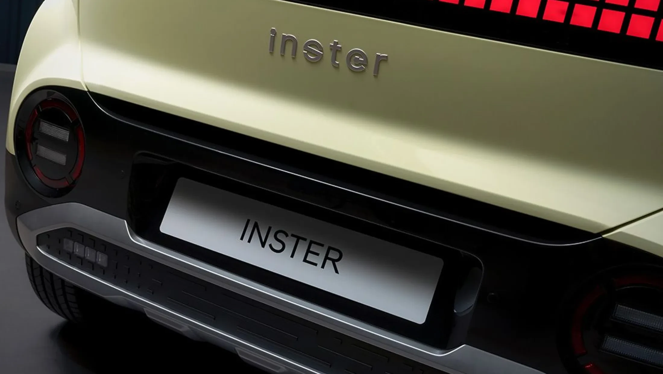 Hyundai INSTER achterkant