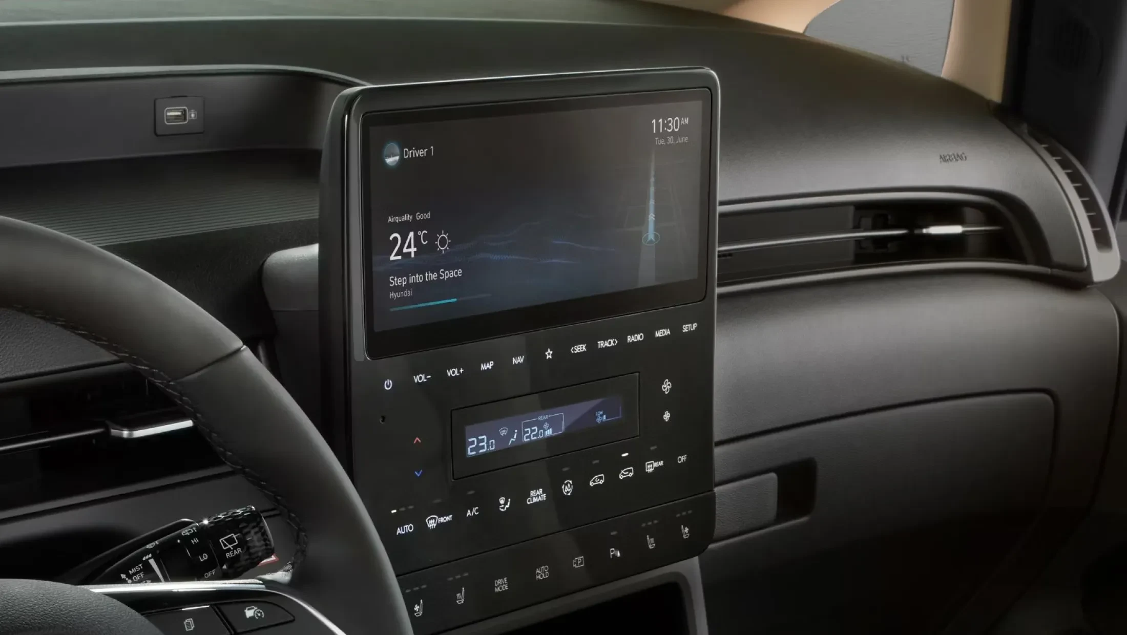 Hyundia STARIA Dashboard