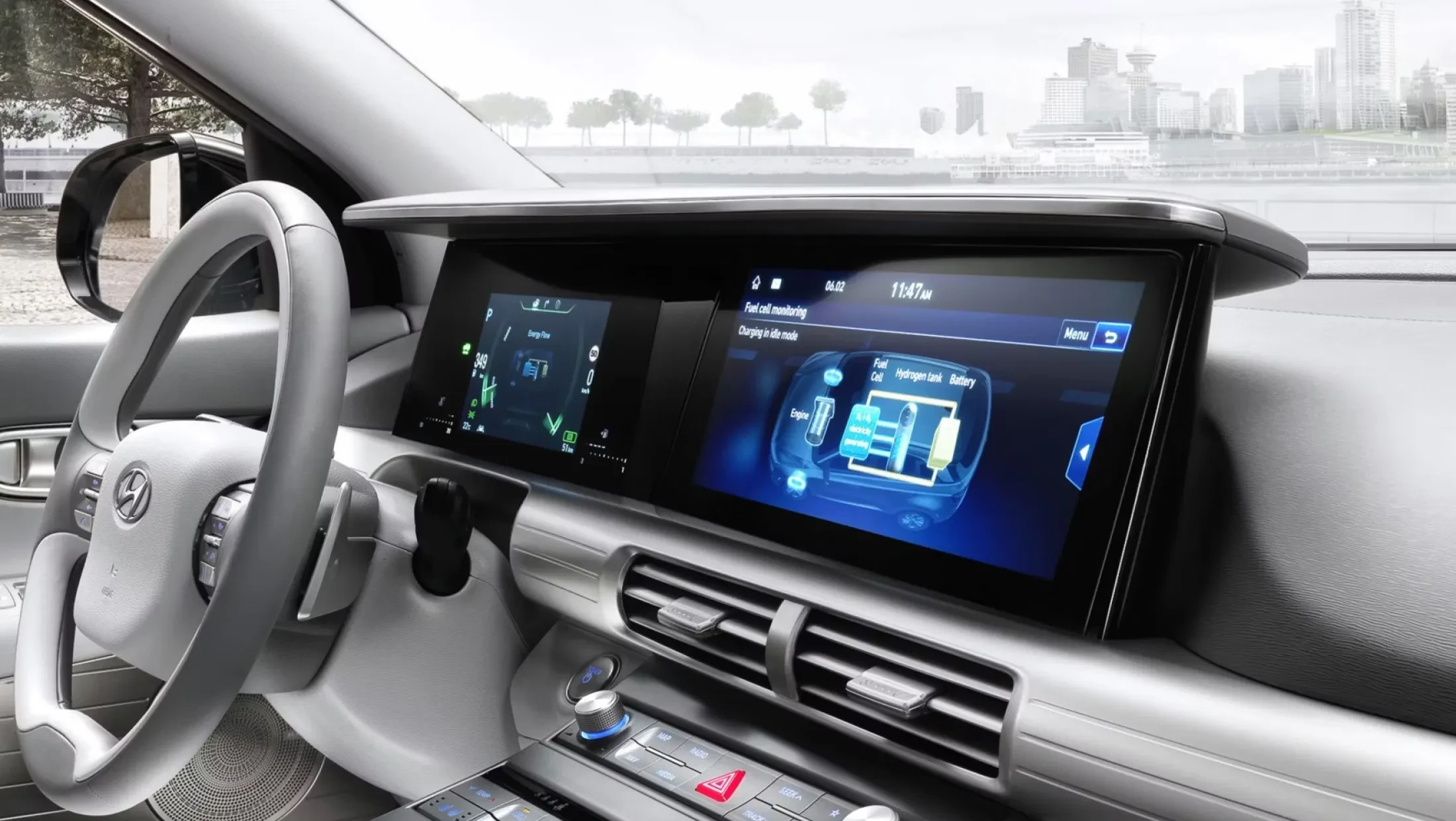 Hyundai NEXO dashboard