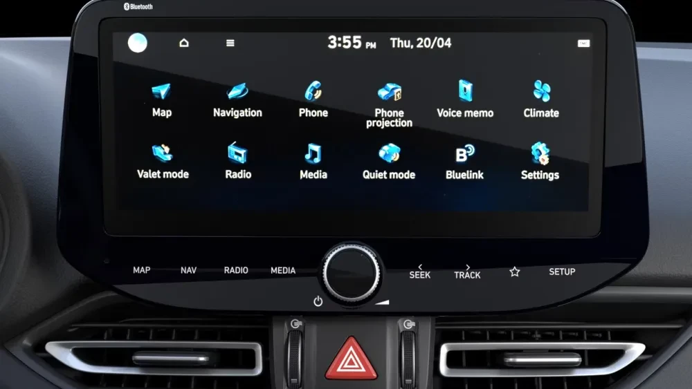 Hyundai i30 touchscreen
