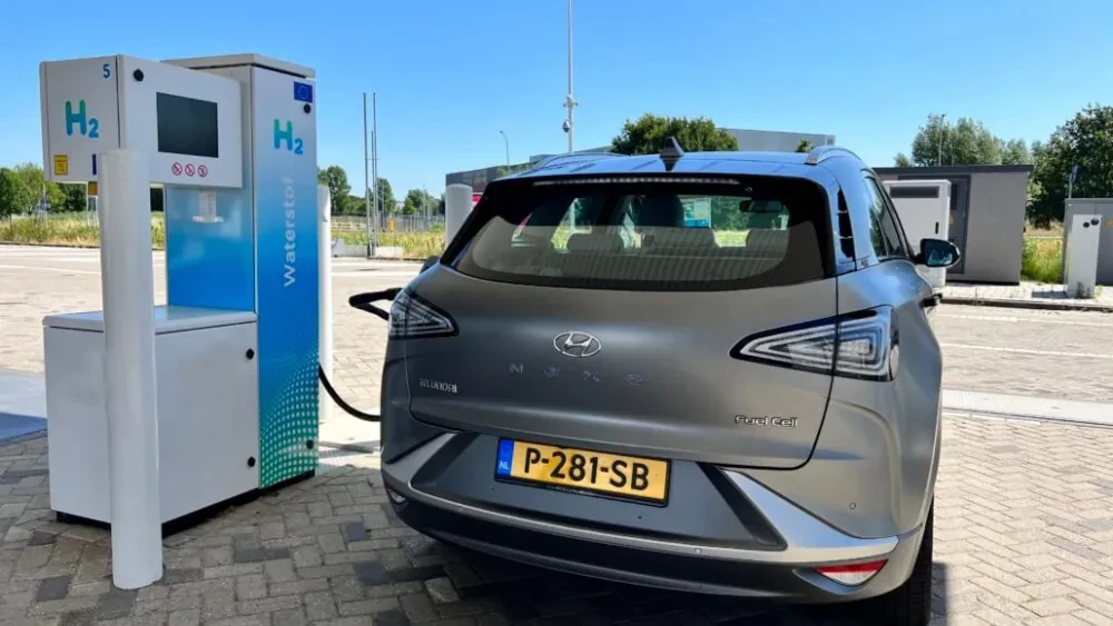 Waterstof tanken Hyundai