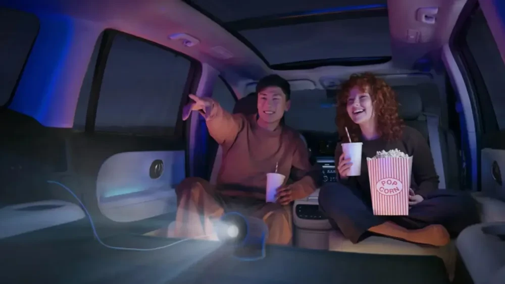 IONIQ 9 draaibare stoelen