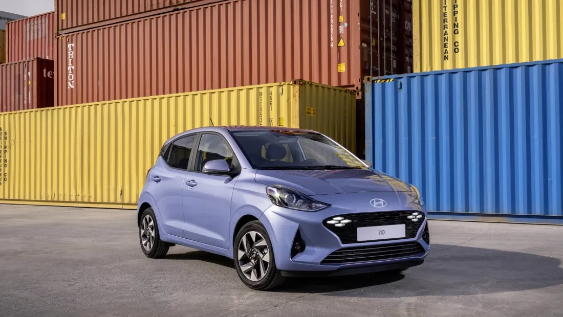 Hyundai i10 model Van der Linden Groep